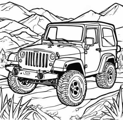 JEEP w górach