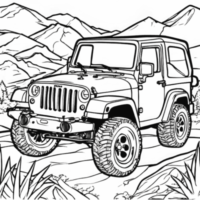 JEEP w górach