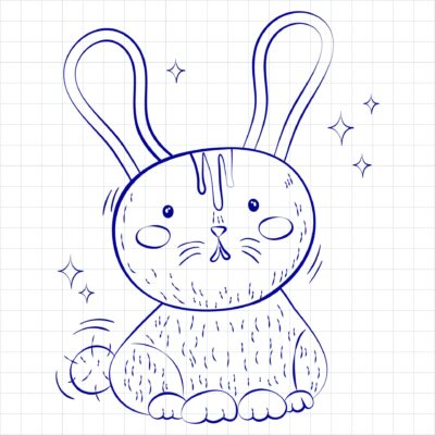 rysunek królika