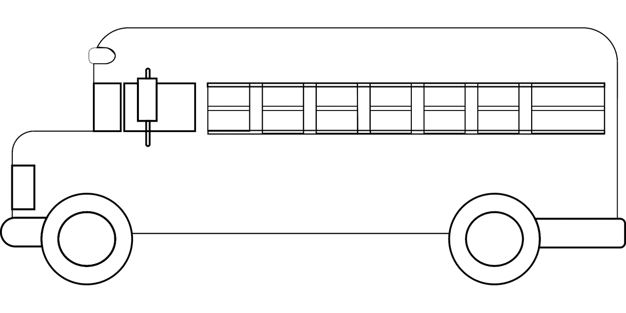 kolorowanka bus